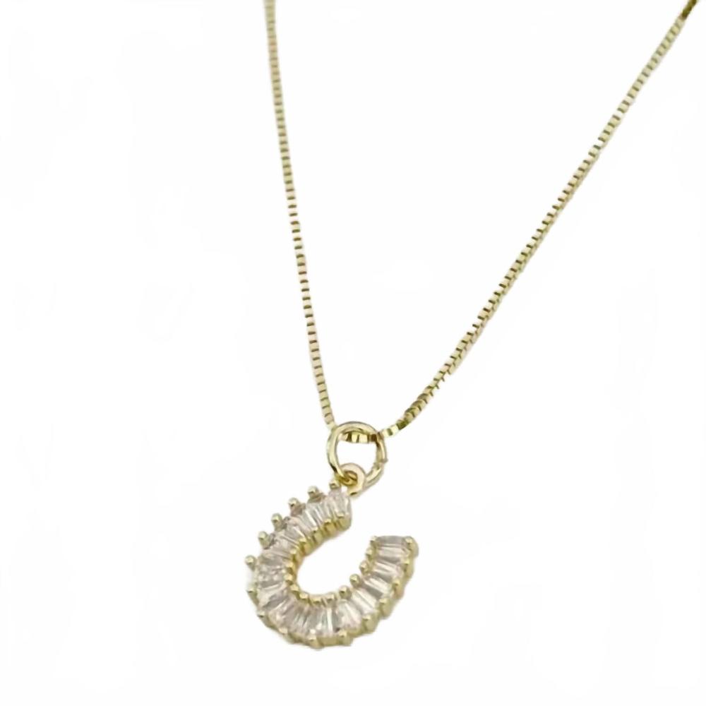 NEW TRAMPS+THIEVES women's chanceux necklace in gold